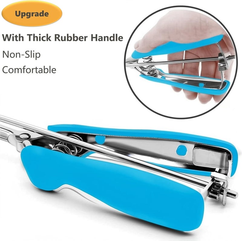 LLESCA Extra Mini Cookie Scoop for Baking, 1 tsp / 5 ml Cookie Scooper, 18/8 Stainless Steel Cookie Scooper for Baking, Cookie Dough Scoop with Non-slip Grip (Blue) - Image 2